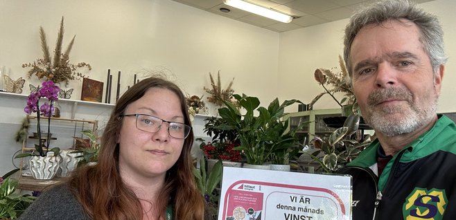 Blomsterbruket i Åkers månadssponsor