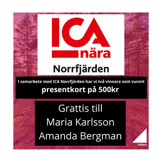 Vinnare ICA nOORFJÄRDEN
